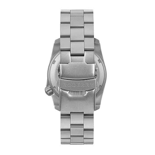 BODERRY Men's Titanium Automatic Field Watch 40mm Military Waterproof 100M | Japanese Mechanical Movement thumbnail 3