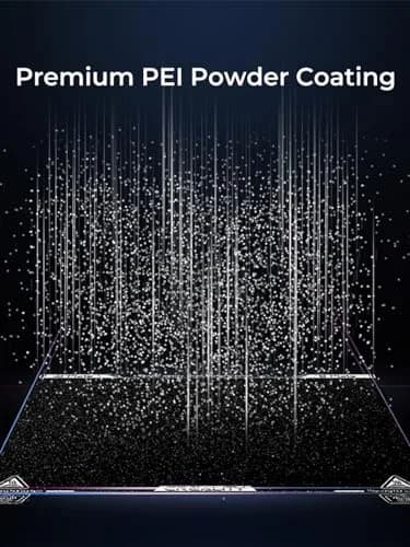 Creality K1 PEI Build Plate, Powder Coating, Magnetic 3D Printer Bed | Premium Flatness & Compatibility thumbnail 3