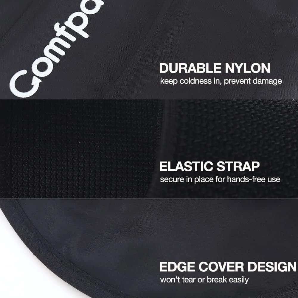 Comfpack Ankle Ice Pack Wrap for Swelling, FSA Eligible, 2 Pack | Targeted Pain Relief for Heel, Ankle, Plantar Fasciitis - view 6