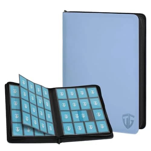 TCGUARD Trading Card Zipper Binder 17.5 x 13.3 inches | Secure 1020 Card Capacity | Waterproof & Shockproof thumbnail 1