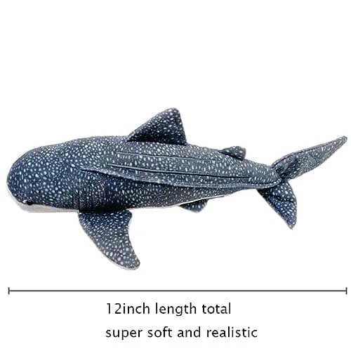 JIANEEXSQ Whale Shark Plush Toy 12in | Realistic Ocean Sea Creature for Kids thumbnail 4