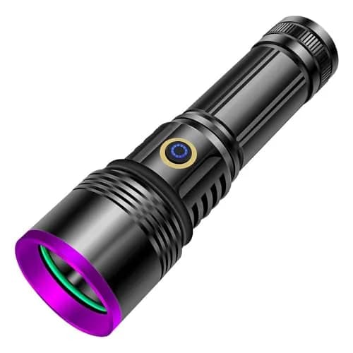 LUXNOVAQ 30W UV Flashlight USB Rechargeable with Filter Lens | 191g (6.7oz) thumbnail 1