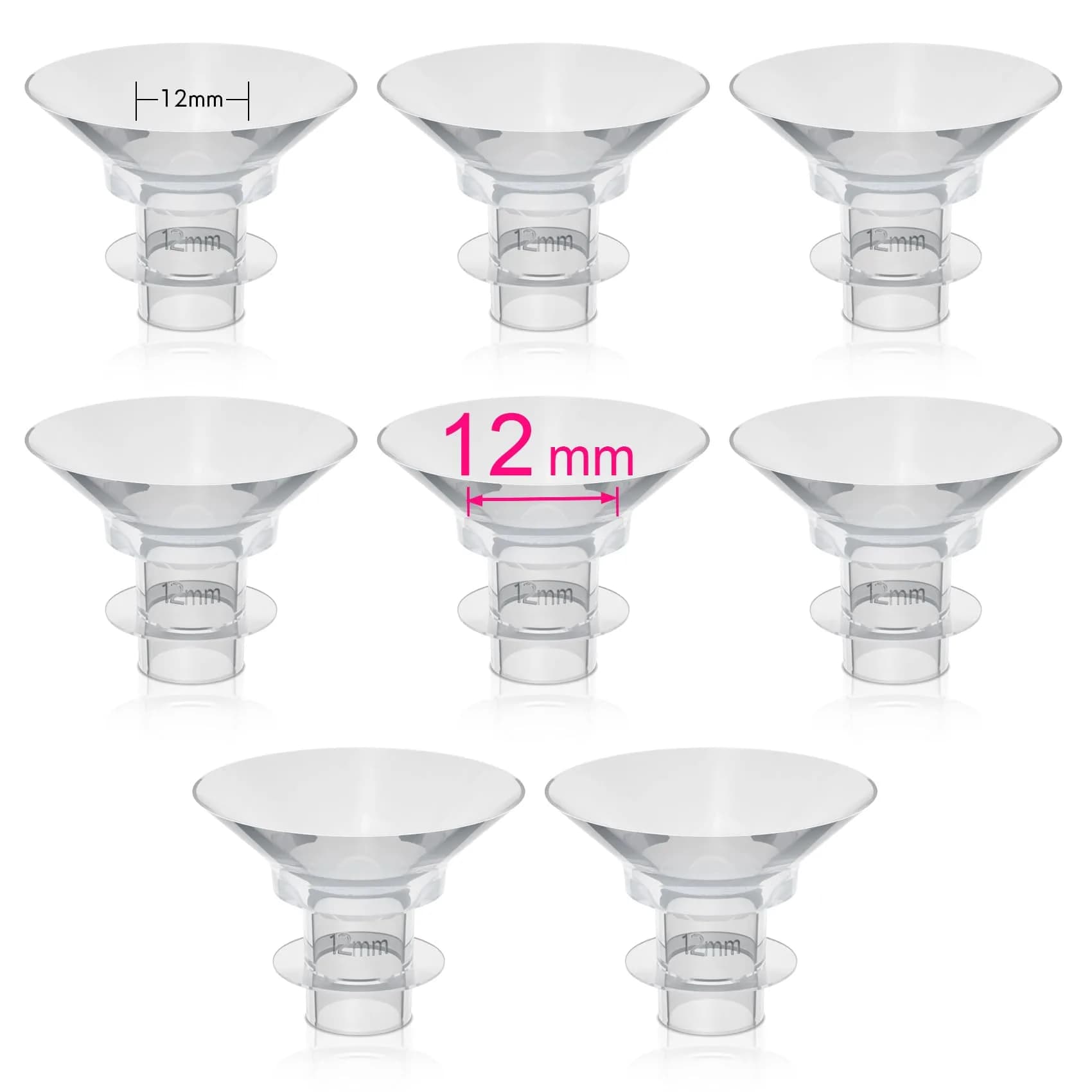 LOZAEVE 16mm Flange Inserts for Wearable Breast Pumps, Pack of 1 (16mm) - main product image