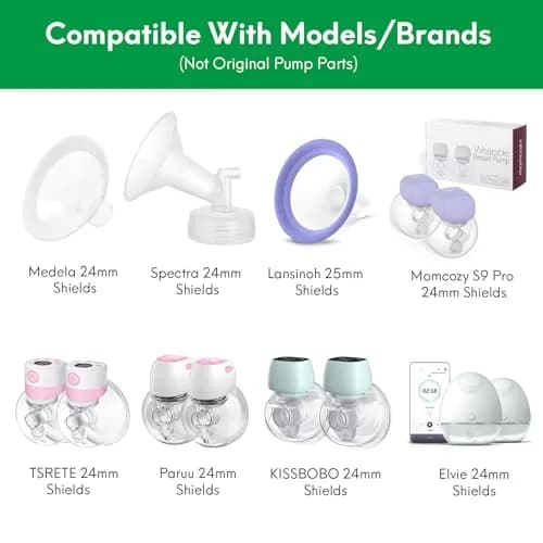 LOZAEVE 16mm Flange Inserts for Wearable Breast Pumps, Pack of 1 (16mm) thumbnail 4