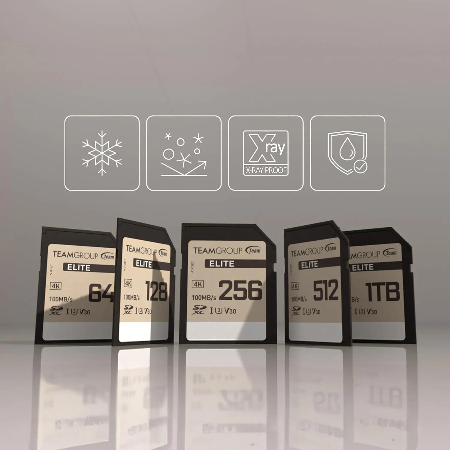 TEAMGROUP Elite 1TB SDXC UHS-I U3 V30 Memory Card | 100MB/s Read Speed for 4K UHD Recording - view 4