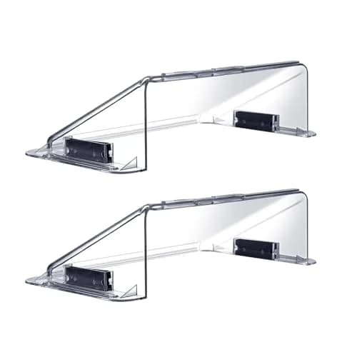 YZXTECNIP Adjustable Air Vent Deflector 9” to 14” | Magnetic Heat & Wind Blocker for HVAC thumbnail 1