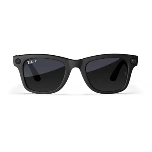 Ray-Ban Meta Wayfarer Large Smart AI Glasses Shiny Black/Green Lenses | USA Import, Duties Included - view 3
