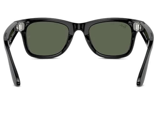 Meta Ray-Ban Meta (Gen 1) Wayfarer Shiny Black | Smart AI Glasses with 12 MP Camera & Open-Ear Speakers thumbnail 3