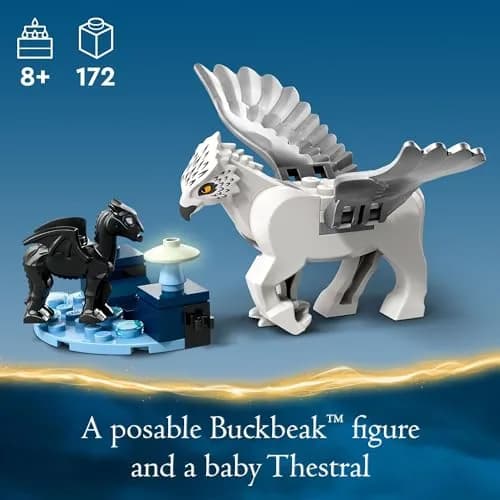 LEGO Harry Potter Forbidden Forest: Magical Creatures, Glow in The Dark Toy for Kids Ages 8+ | Enchanted Scene Builder with Magical Animals thumbnail 3