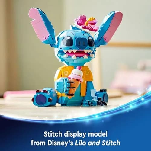 LEGO Disney Stitch Toy Building Kit 730 Pieces | ASTM-Tested Educational Toy for Kids Ages 9+ thumbnail 6