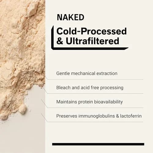 NAKED Whey Chocolate Peanut Butter Grass Fed Protein Powder 2.27 kg (5 lb) | Aid Muscle Growth and Recovery thumbnail 4