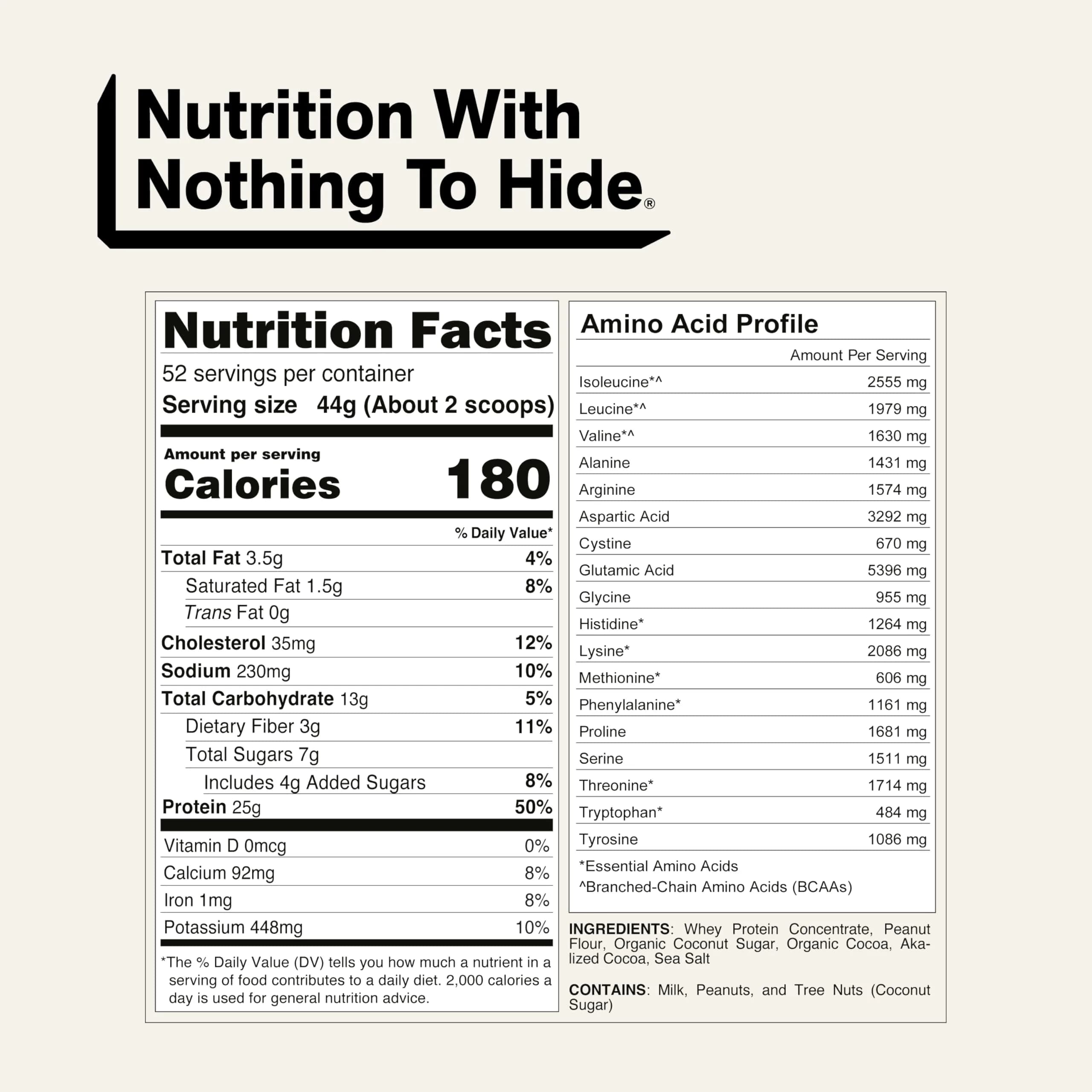 NAKED Chocolate Peanut Butter Grass Fed Whey Protein Powder, 5 lb | 25g Protein Per Serving, Aids Recovery - view 5
