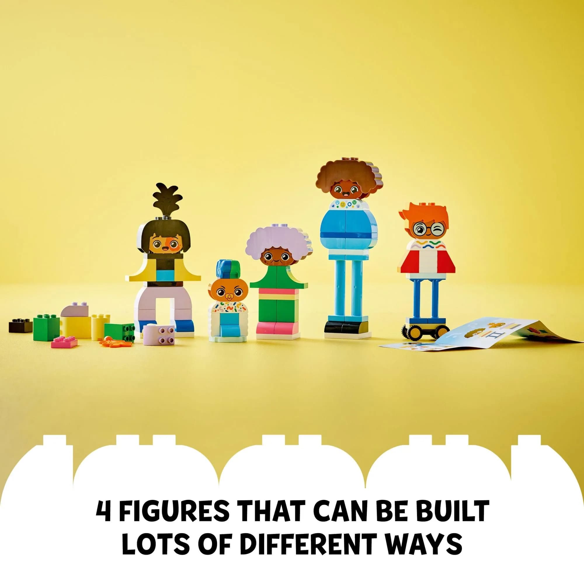 LEGO DUPLO Town Buildable People with Big Emotions Interactive Toy 71 Pieces | Educational STEM Learning Toy - view 4