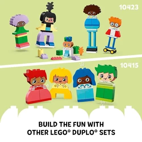 LEGO DUPLO Town Buildable People with Big Emotions Interactive Toy 71 Pieces | Educational STEM Learning Toy thumbnail 6