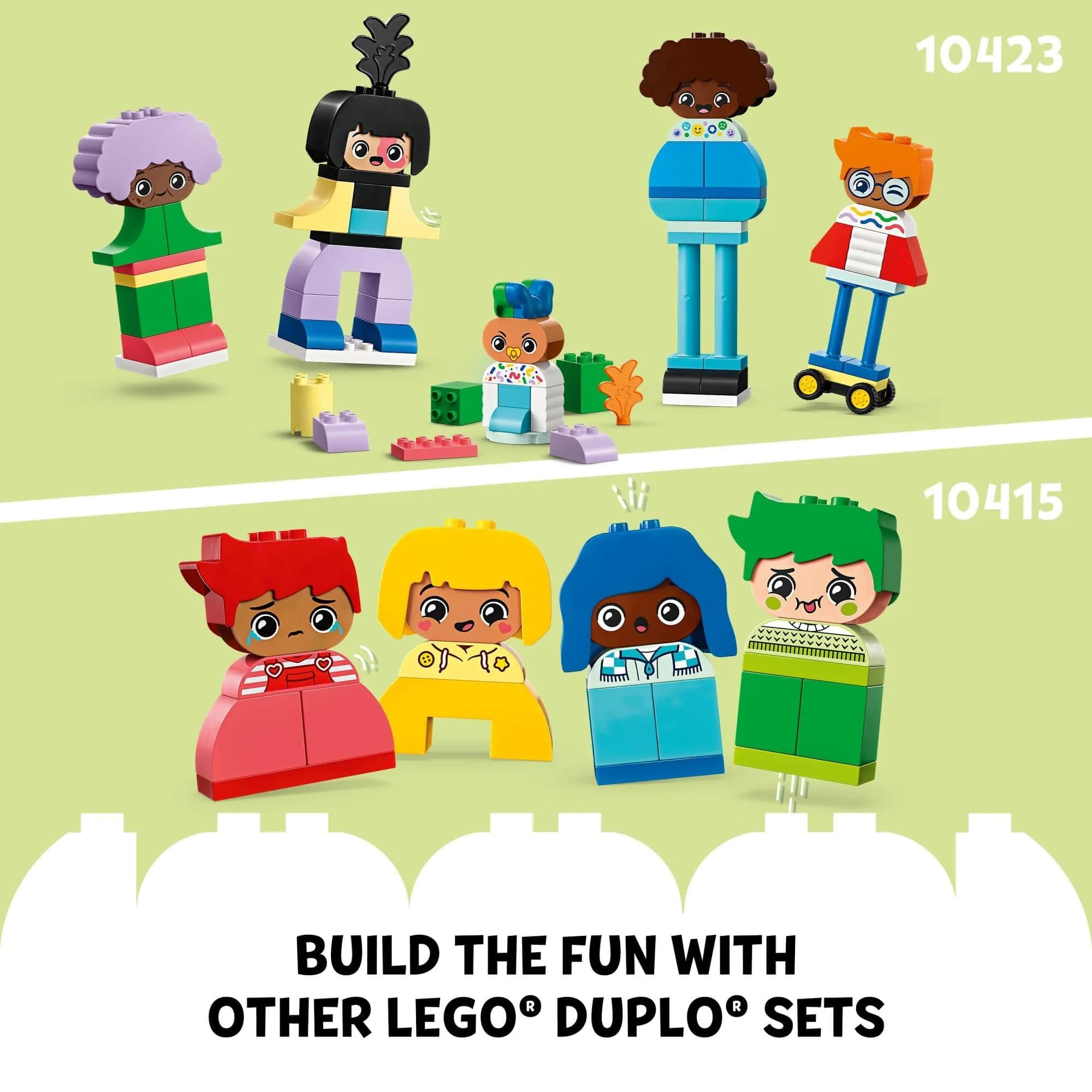 LEGO DUPLO Town Buildable People with Big Emotions Interactive Toy 71 Pieces | Educational STEM Learning Toy - view 6
