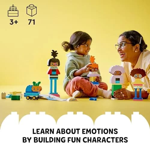 LEGO DUPLO Town Buildable People with Big Emotions Interactive Toy 71 Pieces | Educational STEM Learning Toy thumbnail 2