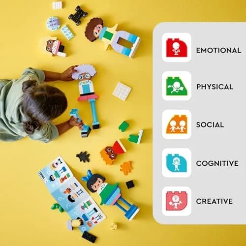 LEGO DUPLO Town Buildable People with Big Emotions Interactive Toy 71 Pieces | Educational STEM Learning Toy thumbnail 3