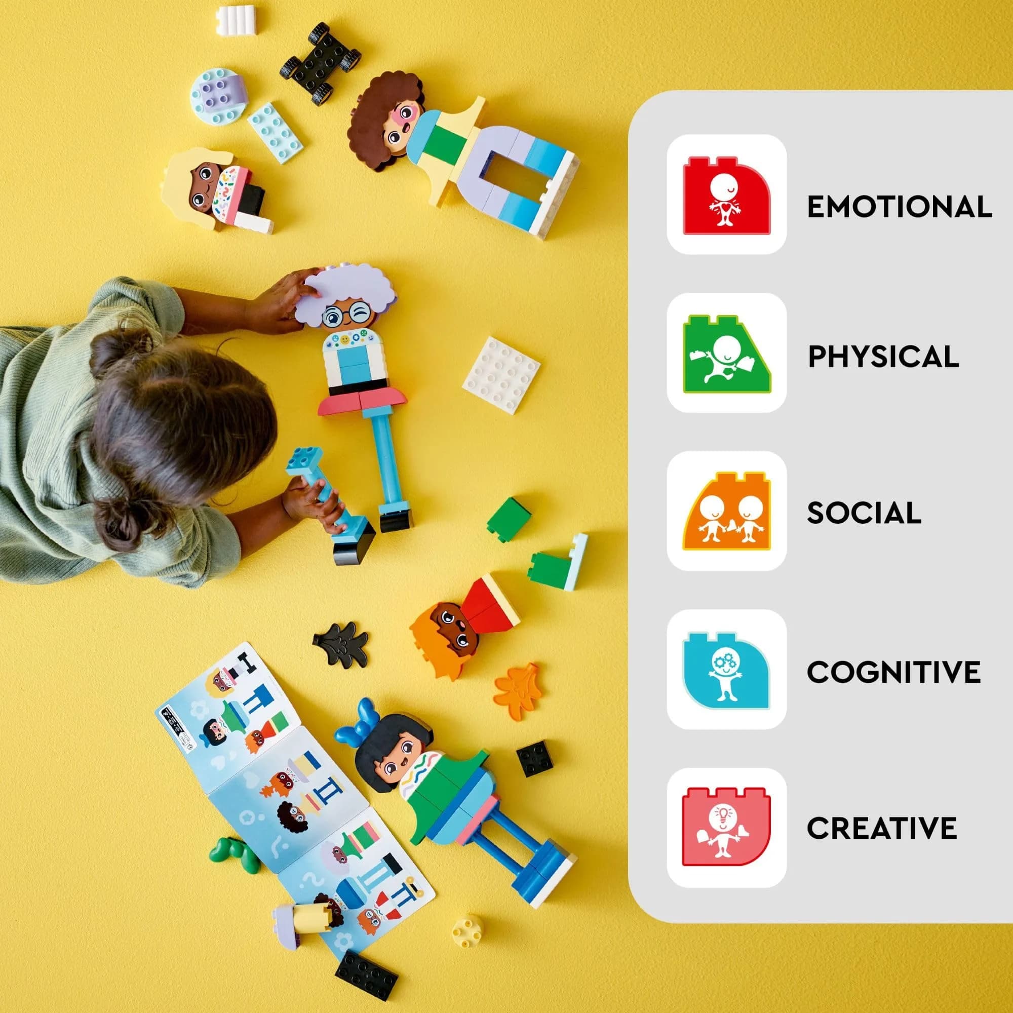 LEGO DUPLO Town Buildable People with Big Emotions Interactive Toy 71 Pieces | Educational STEM Learning Toy - view 3