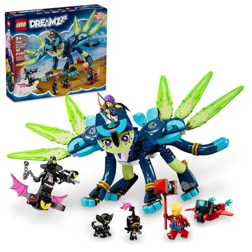 LEGO DREAMZzz Zoey and Zian The Cat-Owl Building Set 437 Pieces | STEM Learning Toy for Ages 9+ thumbnail 1