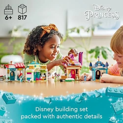 LEGO Disney Princess Market Adventure Building Toy Set 817 Pieces | Educational STEM Toy for Ages 6+ thumbnail 2
