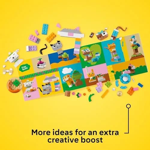 LEGO Classic Creative Pets Building Brick Animals Toy 450 Pieces | ASTM-Tested Educational Toy thumbnail 5