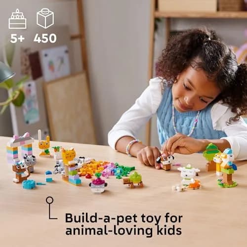 LEGO Classic Creative Pets Building Brick Animals Toy 450 Pieces | ASTM-Tested Educational Toy thumbnail 2