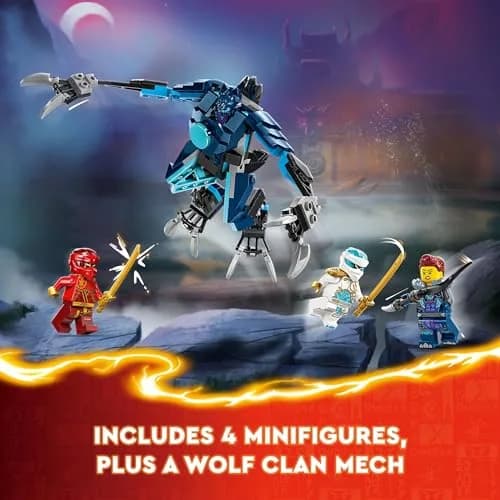 LEGO NINJAGO Kai’s Elemental Fire Mech Action Figure 322 Pieces | ASTM-Tested Educational Toy for Kids Ages 7+ thumbnail 4