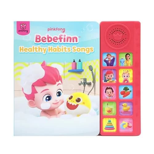 Pinkfong Bebefinn Healthy Habits Songs Musical Sound Book for Toddlers 1–3 | 10 Buttons, 10 Songs thumbnail 8