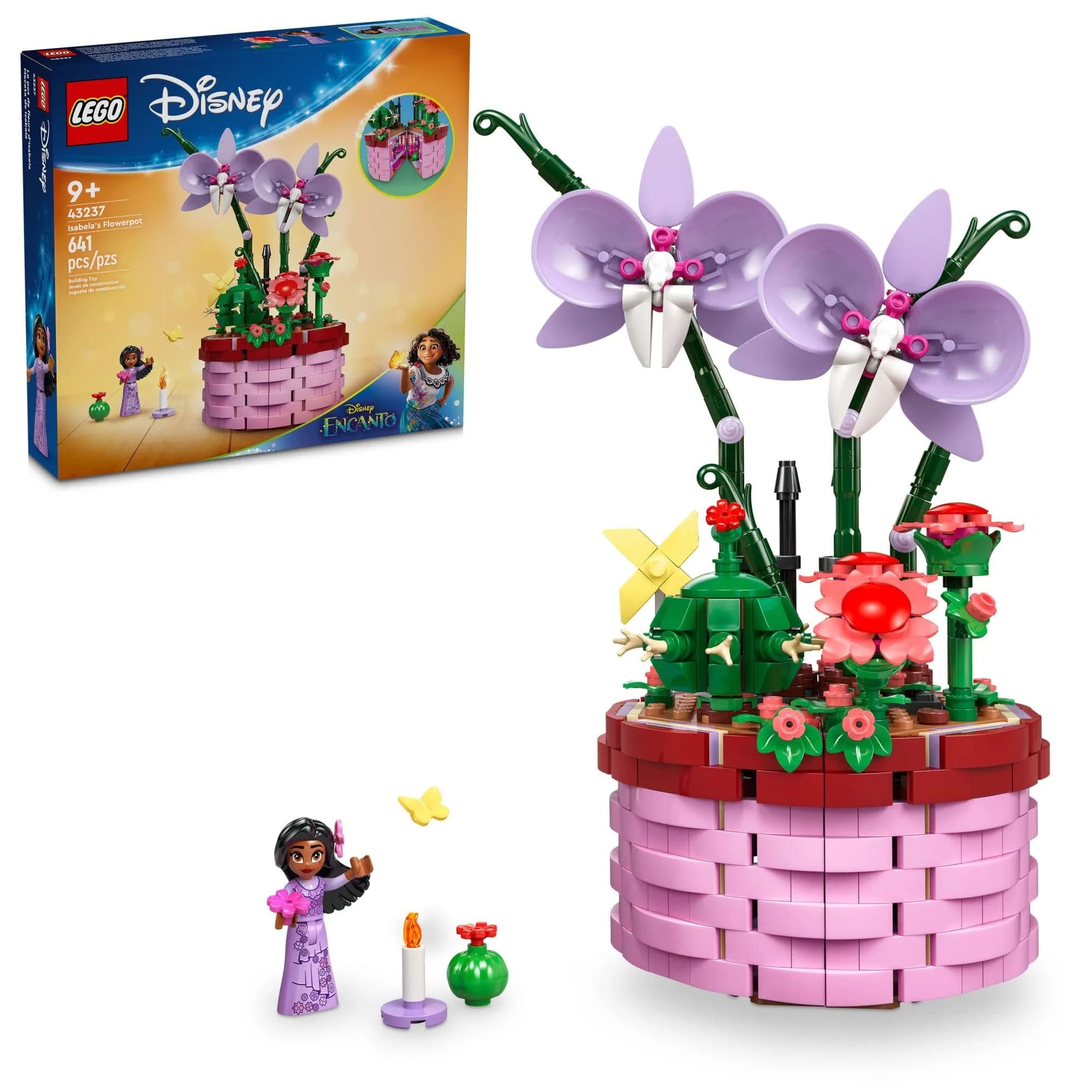 LEGO Disney Encanto Isabela’s Flowerpot | Buildable Orchid & Mini-Doll for Kids 9+ — Multicolor