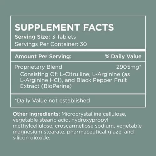 Pure for Men Pump Enhancer Pre Workout 90 Count | Nitric Oxide Booster for Muscle Pump & Energy thumbnail 4