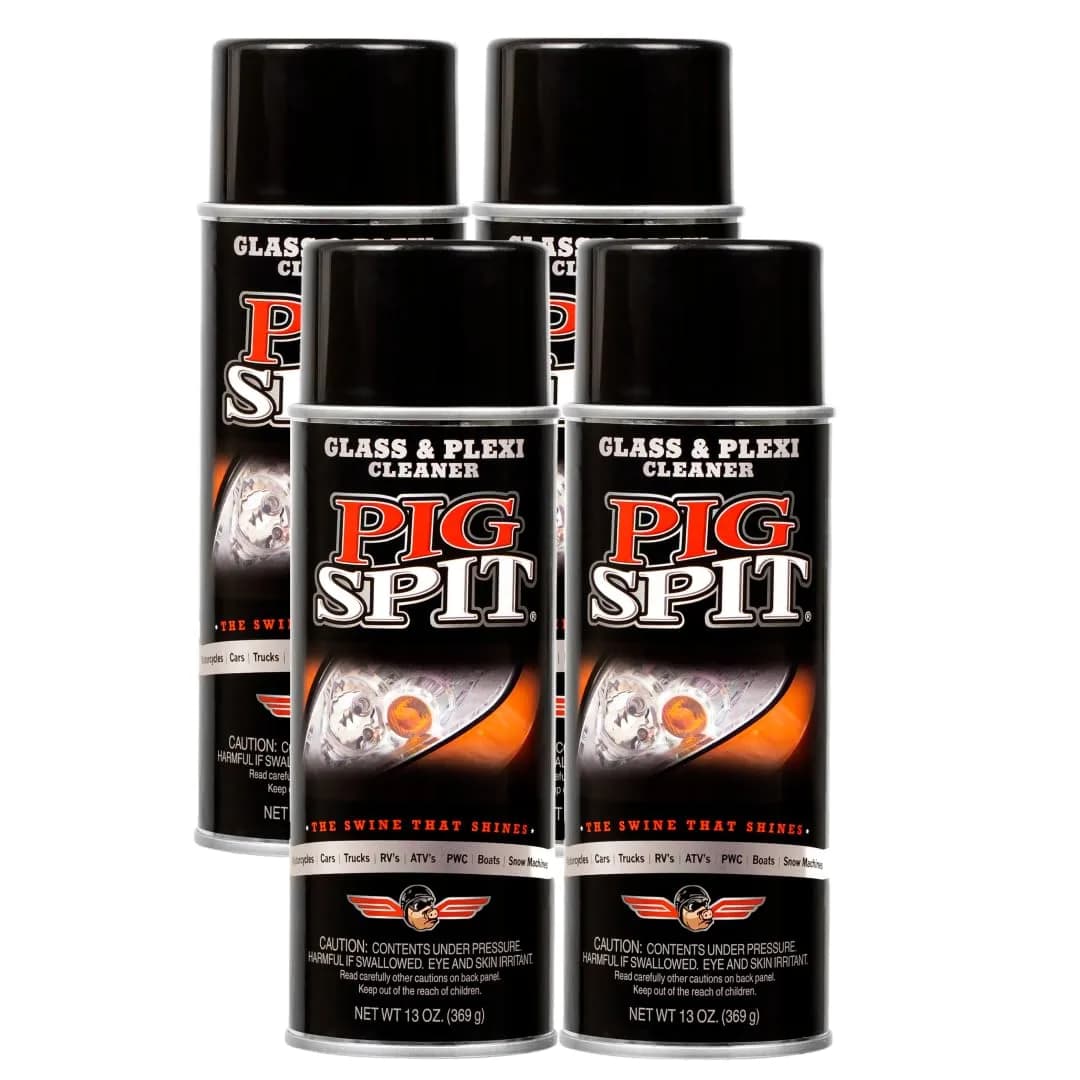 Pig Spit Glass and Plexi Cleaner 13 oz. | Streak-Free Automotive & Home Glass Shine