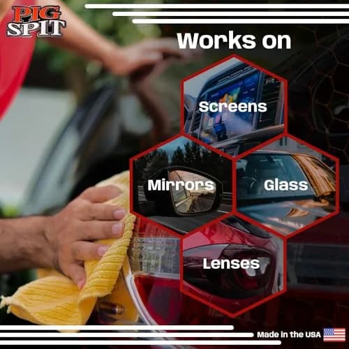 Pig Spit Glass & Plexi Cleaner 13 oz. | Streak-Free Automotive & Home Glass Shine thumbnail 5