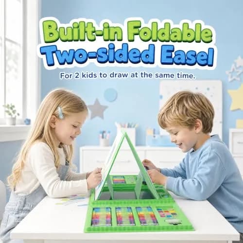 homicozy Dinosaur Art Case Drawing Set 243 PCS | Art Supplies for Kids Ages 4-12 thumbnail 3
