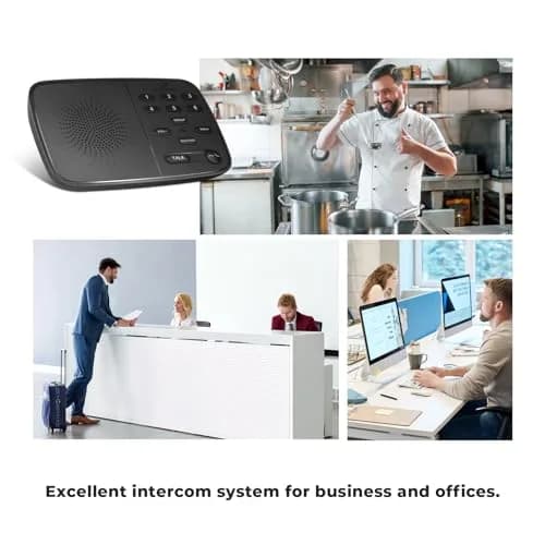 HOSMART UltraSpeak Wireless Intercom System 2 Stations | Long Range 1200 ft, Full Duplex, Easy Setup thumbnail 8