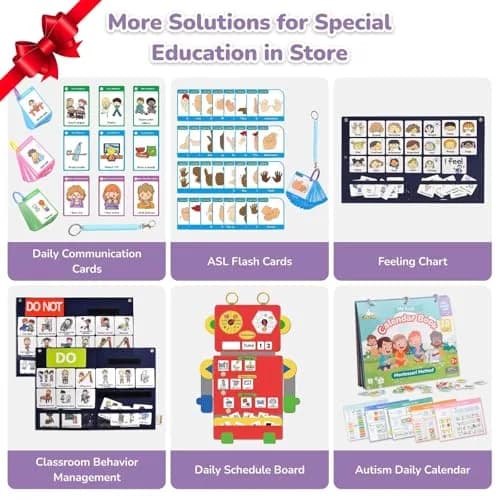 CHEFAN Autism Card, Visual Cards for Kids, Calm Down Cards | Social Emotional Learning Tool thumbnail 6