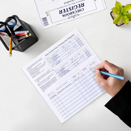 CASMONAL 20 Pack Checkbook Register | 15.2cm x 7.6cm (6x3 inches) | USA Import thumbnail 6