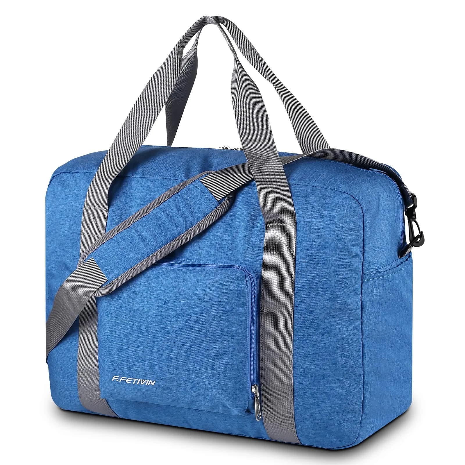F.FETIVIN Personal Item Bag 17.7x12.6x6.3 in | 25L Foldable Travel Duffel for Women & Men