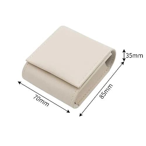 Teensery Leather Lipstick Case Portable Lip Gloss Bag Lip Balm Holder Case with Mirror for Women Ladies, 1 Piece | Compact & Durable PU Leather thumbnail 4