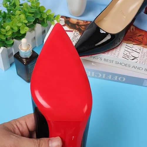 Ashoesert Red Bottom Shoe Sole Protector 15.2cm x 11.4cm (6"x4.5") | Non-Slip Traction for Christian Louboutin Heels thumbnail 5