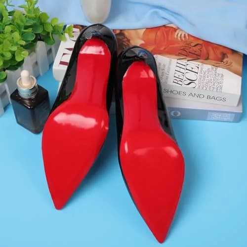 Ashoesert Red Bottom Shoe Sole Protector 15.2cm x 11.4cm (6"x4.5") | Non-Slip Traction for Christian Louboutin Heels thumbnail 2