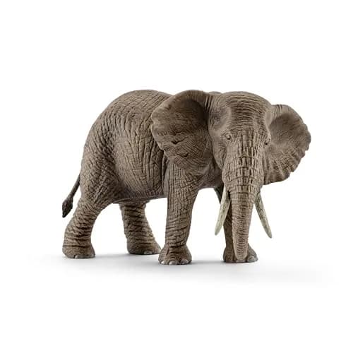 Schleich African Elephant Female Figurine 14.5 cm (5.7 inches) | Realistic Wildlife Toy for Kids Ages 3+ thumbnail 7