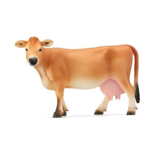 Schleich Jersey Cow Toy Figurine for Kids 3+ | Realistic Farm Animal Play thumbnail 1