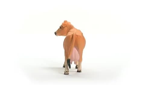 Schleich Jersey Cow Toy Figurine for Kids 3+ | Realistic Farm Animal Play thumbnail 4