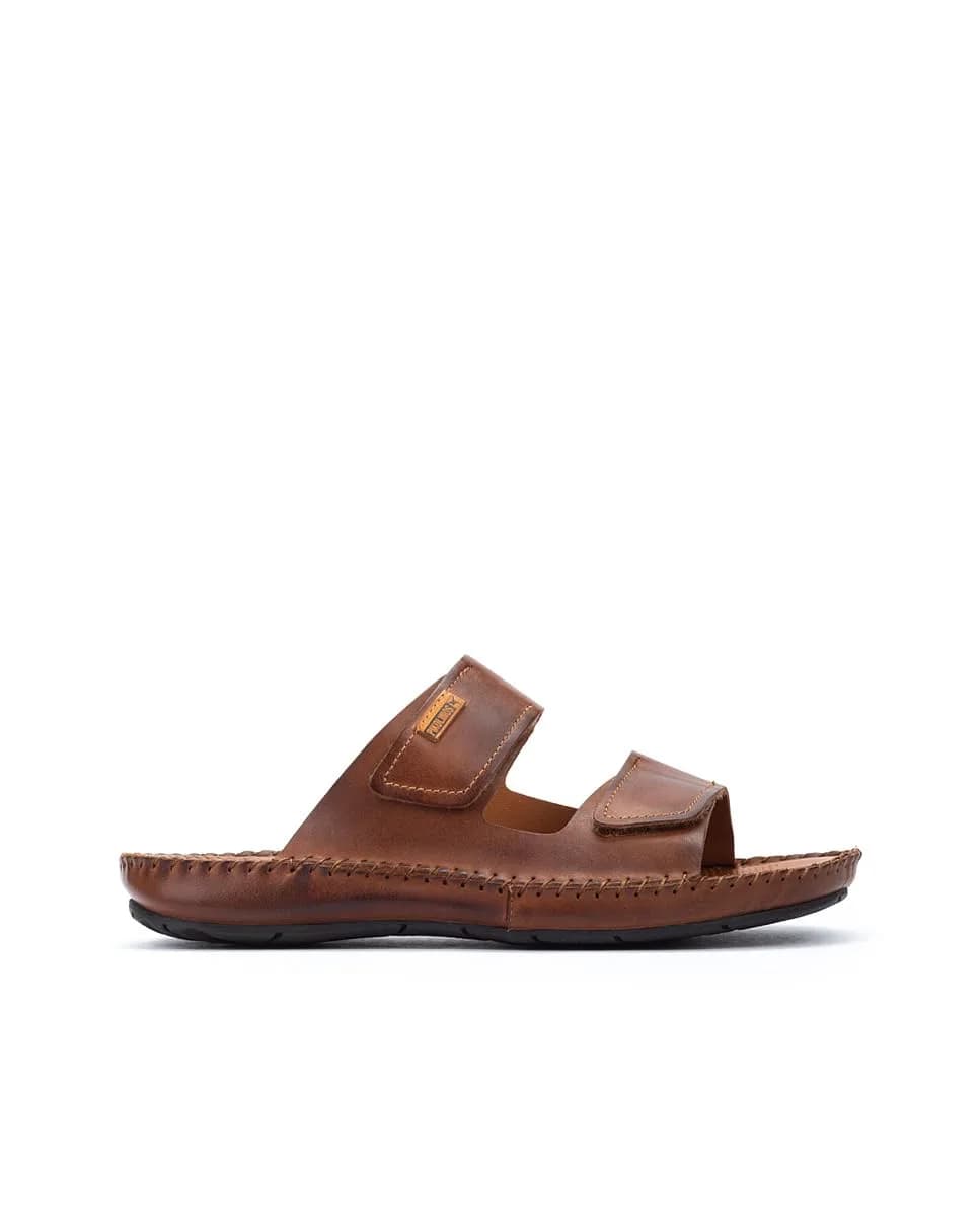 Pikolinos Mens Tarifa 06J-0084 Cuero | Leather Slip-On Sandal, EU 46 (US 12.5) | Casual Comfort