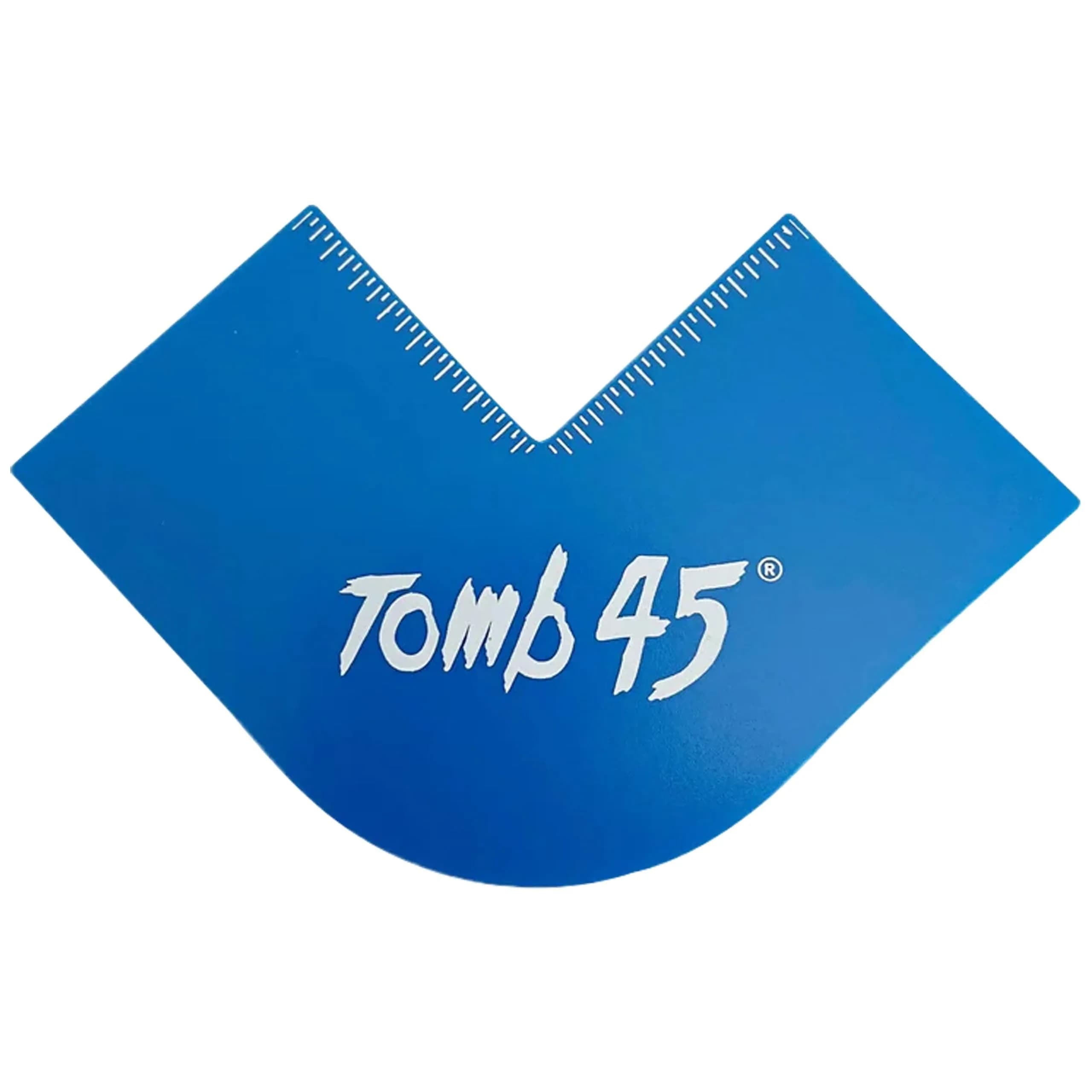 Tomb 45 Color Enhancement Klutch Card for Beard and Line Up | Reusable Plastic Template for Barber Quality Definition — Blue