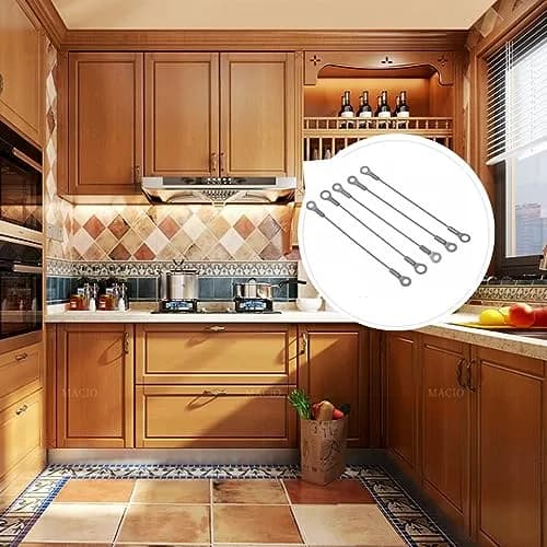 Zangboer Cabinet Door Restraint, Stainless Steel, 8 Inch | Limit Opening Angle & Protect Furniture thumbnail 6
