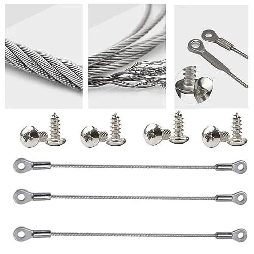 Zangboer Cabinet Door Restraint, Stainless Steel, 8 Inch | Limit Opening Angle & Protect Furniture thumbnail 2
