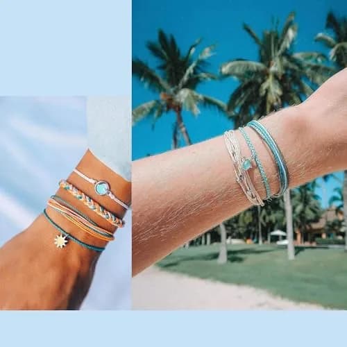Phinicco 30 Colors 1mm Waxed Polyester Cord Bracelet Cord 685m (2250 ft) | Durable & Waterproof for Jewelry Making thumbnail 8
