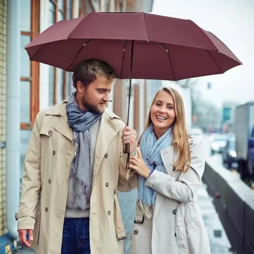 G4Free 54 Inch Large Windproof Golf Umbrella with Double Canopy & Auto Open Close | 124cm (48.8 Inch) Canopy thumbnail 7