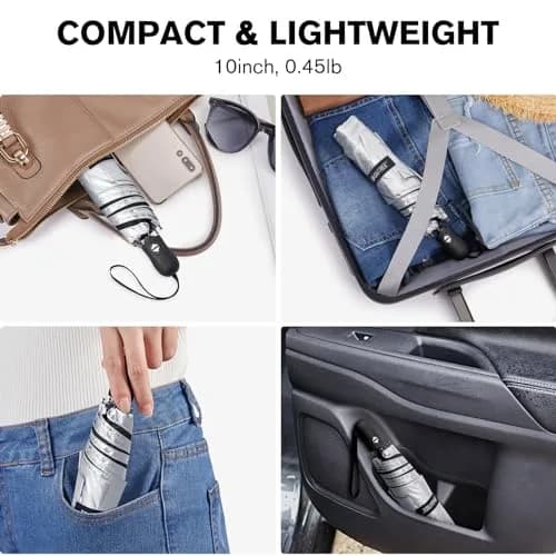 G4Free 40 Inch Compact Folding Umbrella UPF 50+ UV Protection | Lightweight Automatic Open Close thumbnail 6